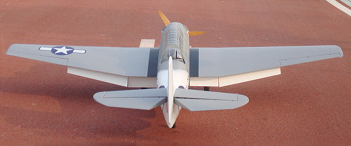 silver 98" TBF Avenger