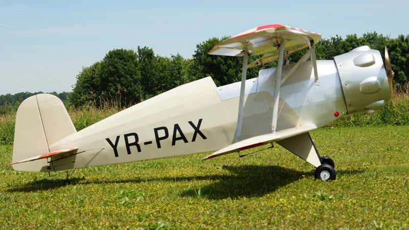 profile side view of the 100" Bucker Bu-133 Jungmeister