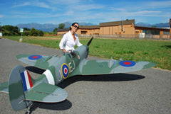 alternate back view of 110" Spitfire MK IX