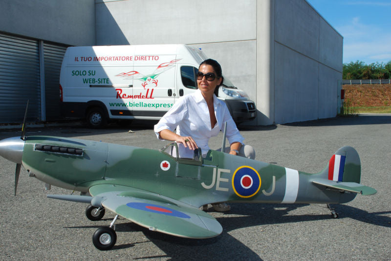 view of 110" Spitfire MK IX