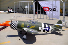 side view of 96" P-47B Razorback