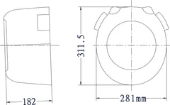 measurements of 100" Douglas SBD-5 Dauntless