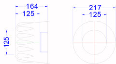 cowl measurements of 86" Stinson Reliant