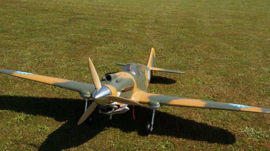 front view of 98" Curtiss P-40 Tomahawk