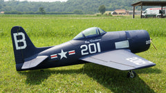 side view of 84" F8F Bearcat