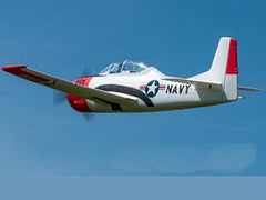Dynam T-28 Trojan Red V2 1270mm (50") Wingspan - PNP in the air