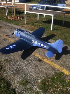 blue version of 86" Douglas SBD-5 Dauntless