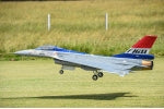 68" F16 XL in takeoff