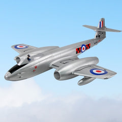 Dynam Gloster Meteor Twin 70mm EDF Jet V2 6S w/flaps retracts flying