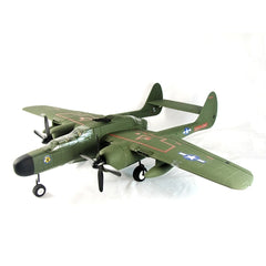 green version of Dynam P-61 Black Widow 1500mm 4s retracts rc warbird