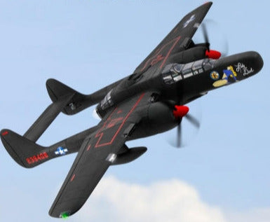 Dynam P-61 Black Widow 1500mm 4s retracts rc warbird