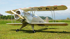 view of 100" Bucker Bu-133 Jungmeister parked on a grass field