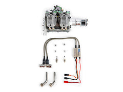 larger view of parts included in the purchase of NGH GF60i2 4-Stoke Gas Engine