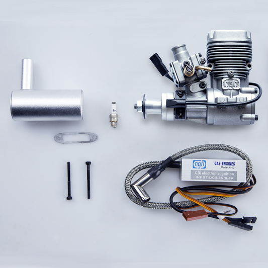 parts included in the NGH GT17-Pro 2-Stroke Gas Engine purchase