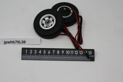 JP Hobby 75mm Aluminum Wheels w/ Brakes for MY Hobby L-39