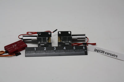 JP Hobby ER-120 90° F4U Alloy Electric Retracts Set w/ Controller