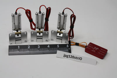 JP Hobby ER-010 ER-120 Alloy Electric 3 Retracts Set (12kg) Outside