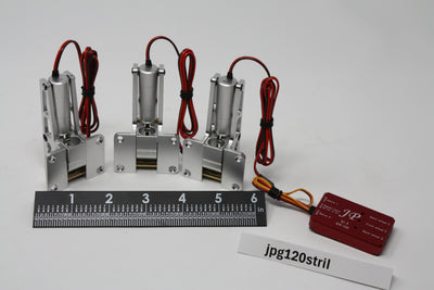 JP Hobby ER-010 / ER-120 Alloy Electric 3 Retracts Set 12kg Inside