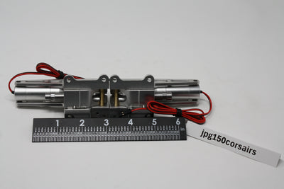 JP Hobby ER-150 90° F4U Corsair Alloy Electric Retracts Set Inside