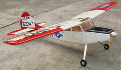 98.4" Cessna Bird Dog red and white