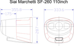 cowl measurements for 110" Siai Marchetti SF-260