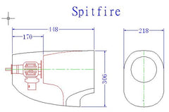 cowl measurements for 110" Spitfire MK IX