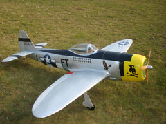 silver version of 94.5" P-47D Thunderbolt