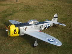 side front view of 94.5" P-47D Thunderbolt