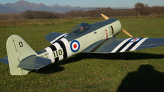 back angled view of 96" Hawker Sea Fury