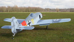 back view of 83" FW 190