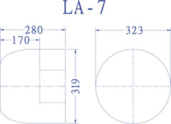 cowling measurements of 96" Lavochkin LA-7