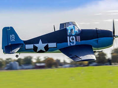 Dynam F6F Hellcat V2 1270mm (50") Wingspan - PNP side view from the air