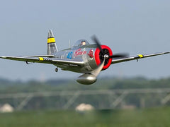 view of Dynam P47 Thunderbolt V2 1220mm (48") Wingspan - PNP flying