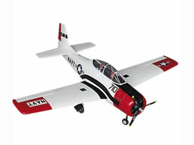 Dynam T-28 Trojan Red V2 1270mm (50") Wingspan - PNP