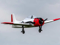 Dynam T-28 Trojan Red V2 1270mm (50") Wingspan - PNP in the air